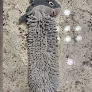 Gray Shark hand towel